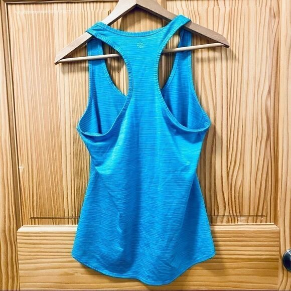 Athleta blue racerback sweat wicking tech tank S - Picture 2 of 6